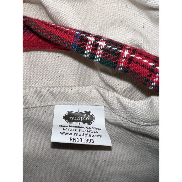 Mud Pie Apron "Grandma Chef " Red Plaid Apron -One Size--New w/ Tags - Picture 5 of 12